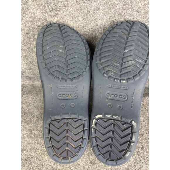 Crocs Clogs Shoes Womens Size 9 Navy Blue Bistro Work Slip On Comfort Nursing - Picture 7 of 8